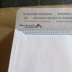 500#9 Double Window Security Blue Summit Supplies Envelopes NO.9 Self Seal White