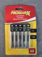 Genuine Promarx HB #2 Lead Refills 0.7MM (New 60 Refills)