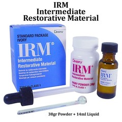 5x Dentsply IRM Kit Powder 38g + liquid 14mL Standard Package Ivory