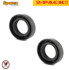 2-PACK!! NEW! Sparex S.50161 Metric Oil Seal Nitrile Double Lip W/Spring 15x26x7
