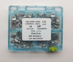 20Sets/Box Dental Buccal Tubes Non-cov Mesh Base 1st 2bd Molar 022 Roth/MBT Mesh