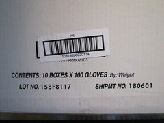 1ST Choice Industrial 1VS Powder-Free Vinyl Gloves 10 Boxes X 100 Gloves – SMALL