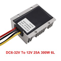 DC-DC 6-32V to 12V 5-25A Automatic Voltage Stabilizer Power Converter Regulator