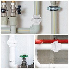 3″ PVC Union Coupling Pipe Fitting Schedule 40 Slip Union White 1 Pack