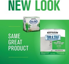 Rust-Oleum Specialty Tub & Tile Refinishing Kit, Gloss Coastal Fog- 384166