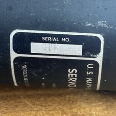 Vintage US Navy Servo Motor Norden-Ketay 113 E1Y Serial 128 Untested