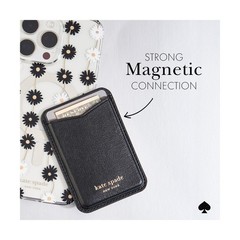 kate spade new york Magnetic Card Holder/Wallet – Black | Styli… FAST USA SHIP