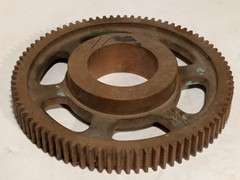 Falk cast brass spur gear 8.500 OD 2.850 bore industrial machine gear, FA 124 C