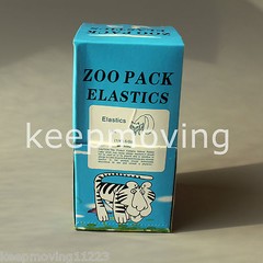 50 Packs Dental Orthodontic Elastic Rubber Bands 1/4 Force Fox 5.0 oz ZOO PACK