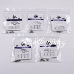 4 Pcs 1 Pack Dental Orthodontic 1st Molar Bracket Buccal Tube Bondable Roth 022