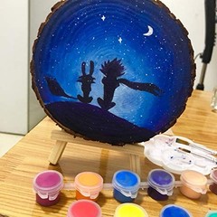 Unfinished Natural Wood Slices 12 Pcs 3.5-4 inch Craft 12