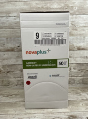 1 Box Gammex NovaPlus Non-Latex PI Underglove Surgical Glove Size: 9 Exp 6/25