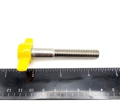3/8″ Thumb Screw T Bolts Yellow Butterfly Tee Wing Knob Stainless Steel 3/8-16