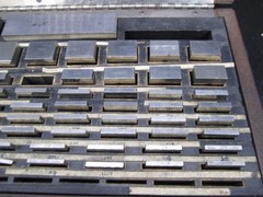 Vintage Starrett Webber Model SCS81A Gage Block Set CROBLOX Mixed with PW