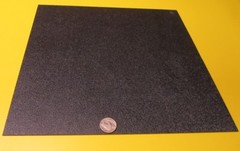 ABS Sheet Haircell Textured, 1 Side, Black, .062″ (1/16″) x 12″ x 12″, 8 Units