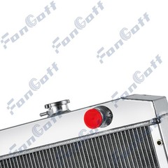 3 CORE Radiator Fit Case IH Backhoe 580K 580K-1 580K-111 SUPER K660 4390 4390T