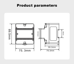 100A Single Phase Tuya WiFi AC Meter Over Under Voltage Leak Protect Prepayment