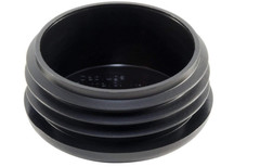 2-1/2″ OD Round 14-18Ga Black Plastic End Cap Plugs (2.34″ to 2.40″ ID)