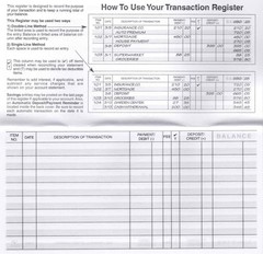 12 Checkbook Transaction Registers 2025-2026-2027 Calendars Check Book Bank …