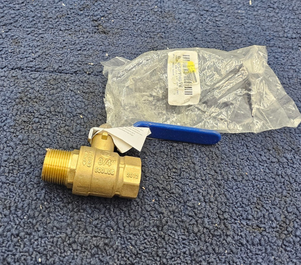 Midwest Control MBB-75: 3/4″ MPT x FPT Brass Ball Valve 600psi CWP
