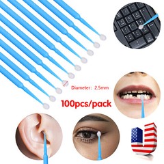 Blue Microbrush Micro Brush Applicator Tips 2.5mm Dental
