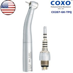 US COXO Dental High Speed Handpiece Fiber Optic CX207-GK-SPQ fit KaVo Multiflex