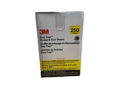 3M 250 Sheets Easy Trap Sweep & Dust Sheets 55654W 8” x 125’ Roll