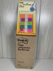 Office Post-it Flags, 0.47 in. x 1.7 in. Pastel Box 6 Dispensers 130 Flags Each