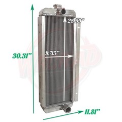 225011961 Radiator For Sullair Stationary Compressor 185 – 25-7/8″x9-7/8″x2-1/4″
