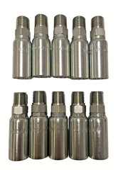 (10) MP-04-04 Hydraulic Hose Fittings 1/4 Male Pipe *Made in USA* HY/U Style