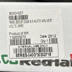 ASCO 8040H007 8040H007 120/60 VAC, 110/50 VAC Solenoid Valve, 2-way, 1/4″ NIB