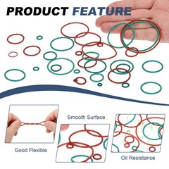 50Pcs AS-026 Silicone O-Ring 70A Durometer 1-1/4″ ID 1-3/8″ OD 1/16″ Width