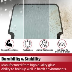 Clear Front Windshield Door Glass For Takeuchi TL8/TL10/TL12/TL130/TL150/TL230