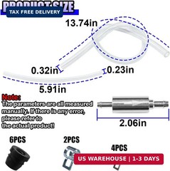 2PCS Brake Bleeder Hose, Motorcycle Clutch One Way Check Valve Bleeding Tool Kit