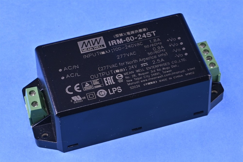 Mean Well AC/DC Power Modules 60W 24V 2.5A Screw Terminal IRM-60-24ST