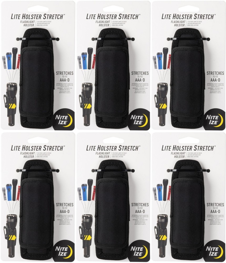 Nite Ize Lite Holster Stretch Flashlight Holster (6-Pack)