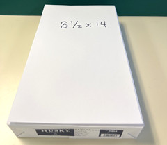 Legal Husky Smooth 60# Digital White 8.5″x14″ Text Paper 500/ream 89gsm