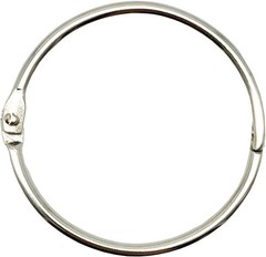 2 Inch (15 Pack) Loose Leaf Binder Book Rings, with Metal 2inch, Silver