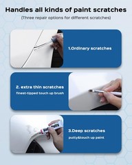 077 Pearl White/Starfire Pearl Touch Up Paint Kit Compatible with Lexus Exact…
