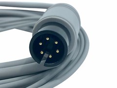 EKG ECG Cable 3 Lead Wire Snap Type for Patient Monitors 6 Pin AHA WARRANTY 9ft