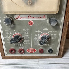 Superior Instruments Co Model 670 Electrolytic Leakage-Ohms Vintage Untested