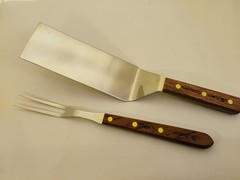 Dexter USA 8X3 S8698SQ Square End Spatula Turner & Hibachi 13.5″ Fork Factory2nd