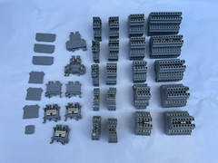 Phoenix Contact Typ UKK 5/ and UK 10- Terminal Blocks Clamp, Grey (Lot of 114)
