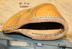 Gary C’s Avenger OWB Left Hand HOLSTER – for the Ruger SR9C/SR40C Leather