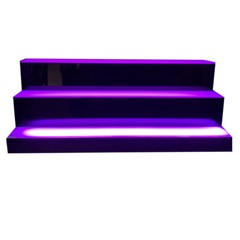 31″MultiColor LED Lighted Liquor Bottle Display 3 Tier for Home Commercial Bar