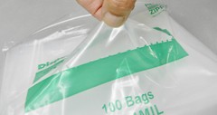 6″x9″ Reloc Zippit Bags 300 4 Mil Thick Heavy Duty Clear Poly Reclosable Bags