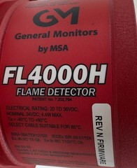 GENERAL MONITORS FL4000H-4-6-1-3-2-1-1 FLAME DETECTOR BY MSA