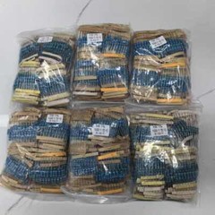 1000pcs 100 Values 1W 1% Metal Film Resistor Assortment Kit 1Ω- 1MOhm