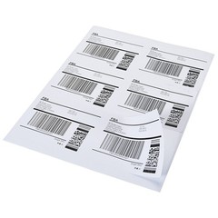 1000 Sheets Blank Address Shipping Labels Self Adhesive 6 up/sheet 3 1/3″ x 4″