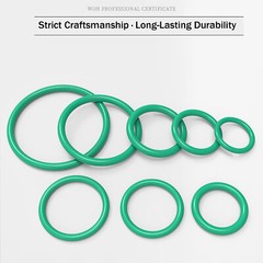 1mm Cross Section , ID:1-58mm O-ring for Automotive A/C Plumbing Repair (Green)